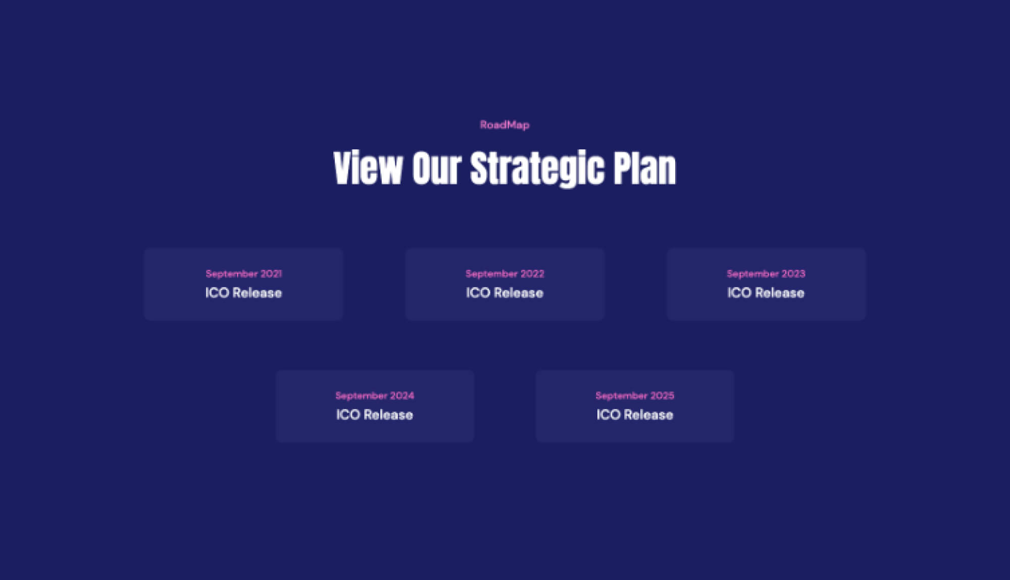 CryptoCurrency - Landing Page For Gutenberg Roadmap Section