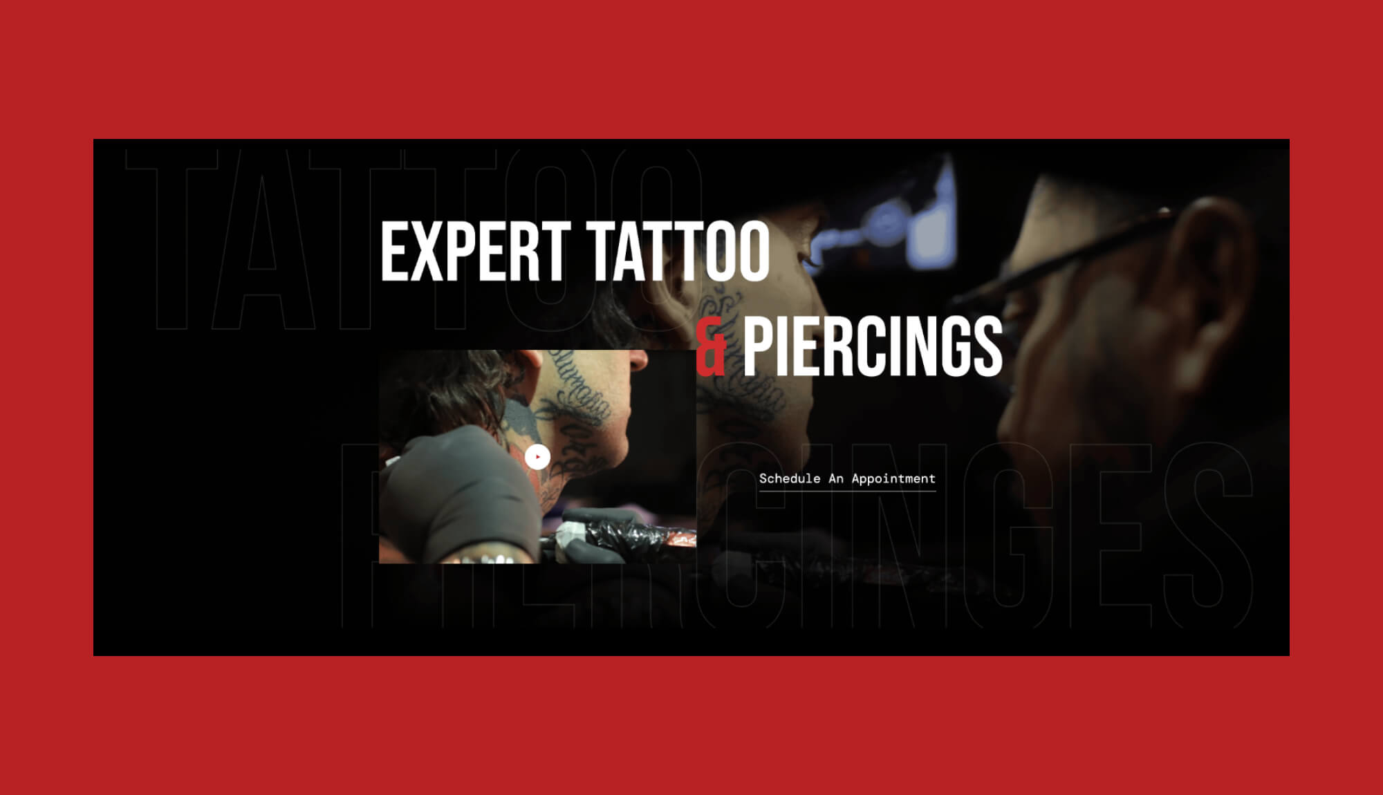 Ink Art Tattoo Studio Website For Gutenberg Hero Section Templately