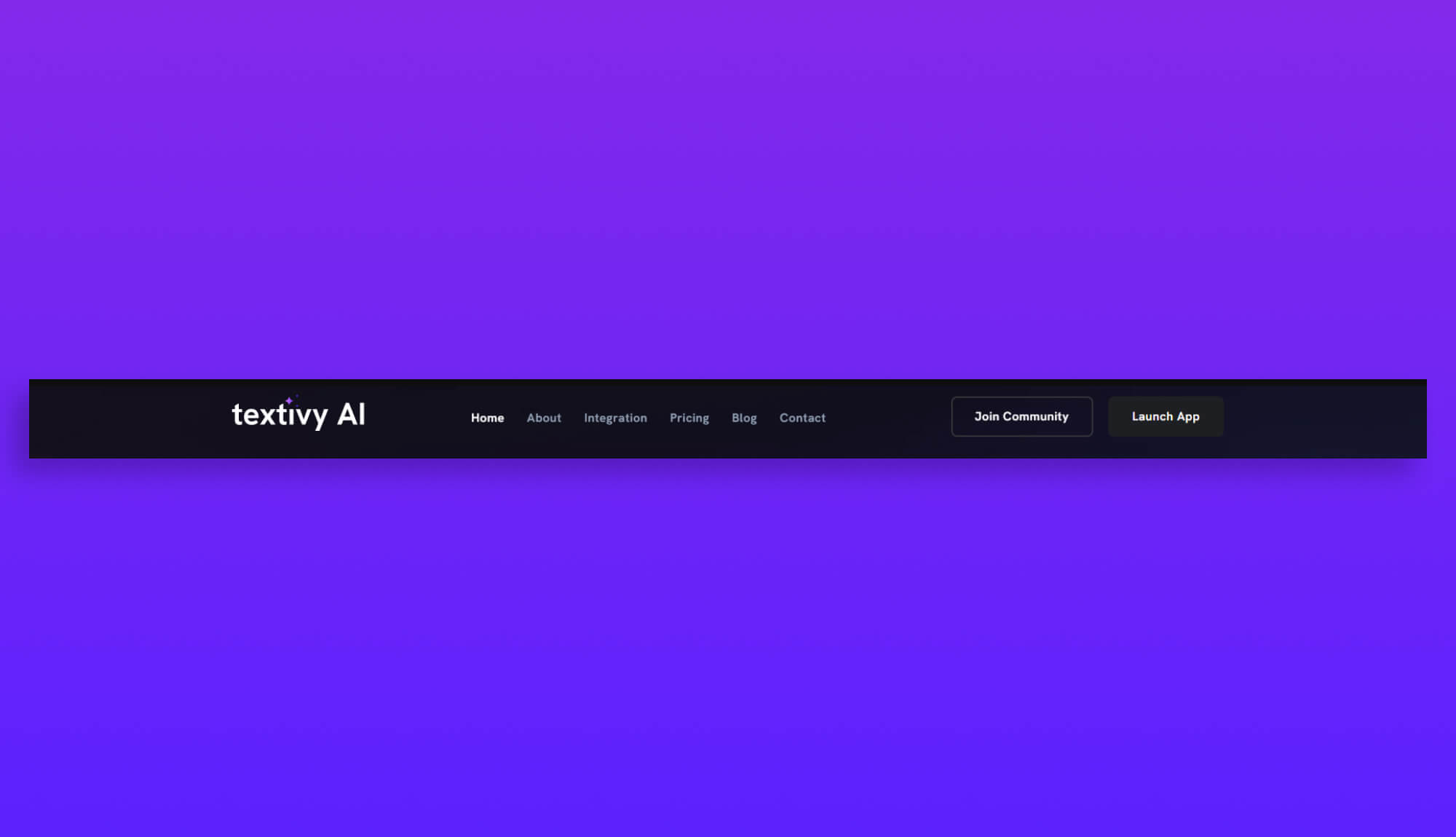 Textivy AI - AI SaaS Template for Elementor Header | Templately ...
