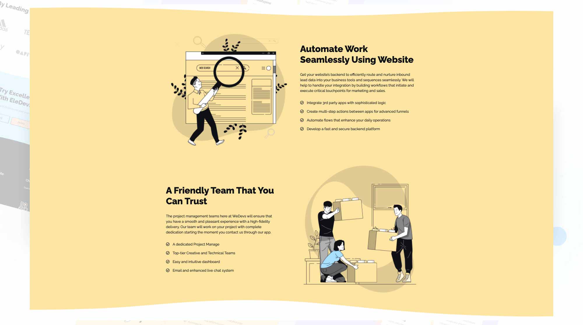Software About Section EleDevs - Software Development Firm Template About Section | Templately ...