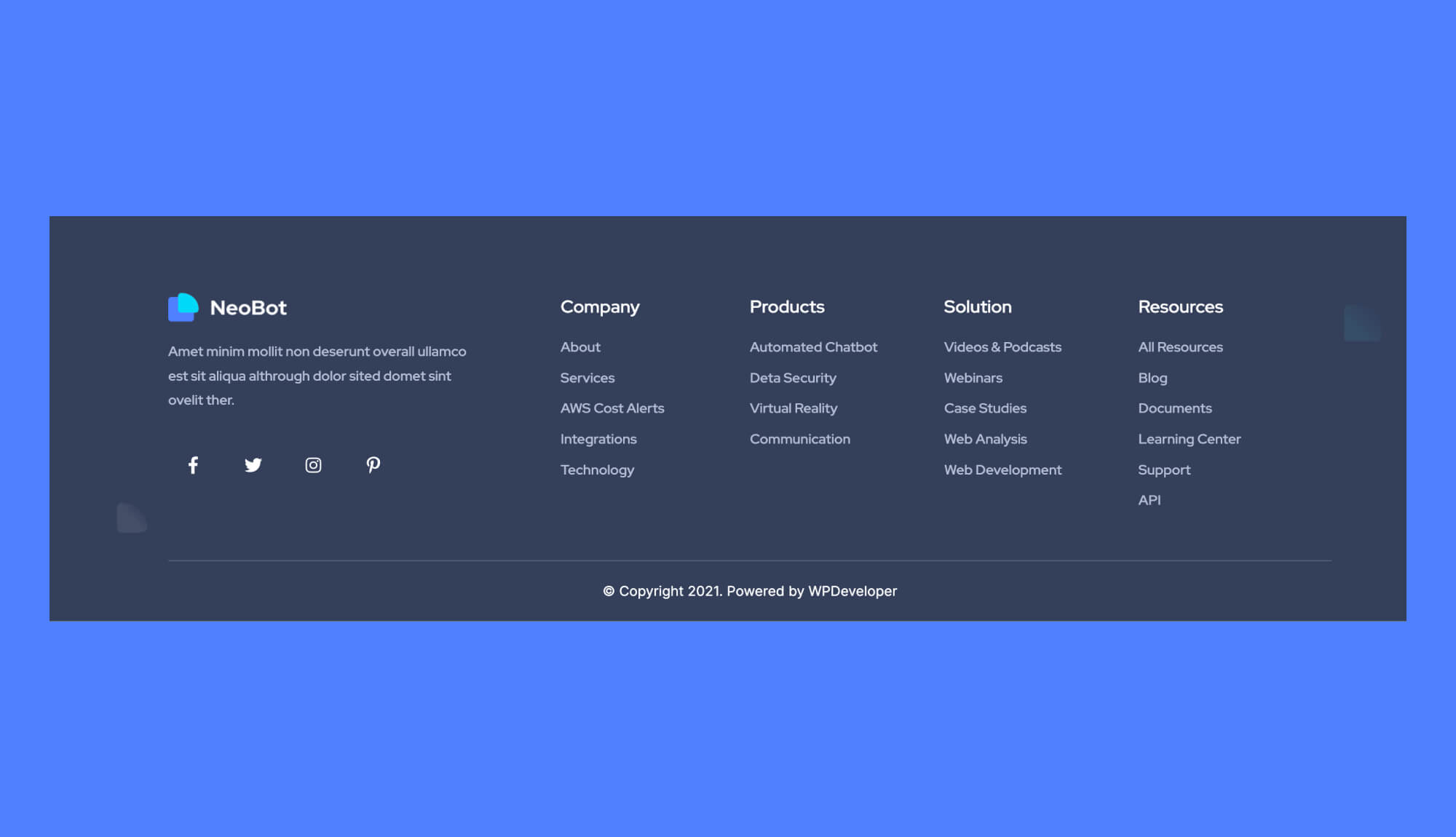 NeoBot - AI Startup Website Template For Gutenberg | Templately