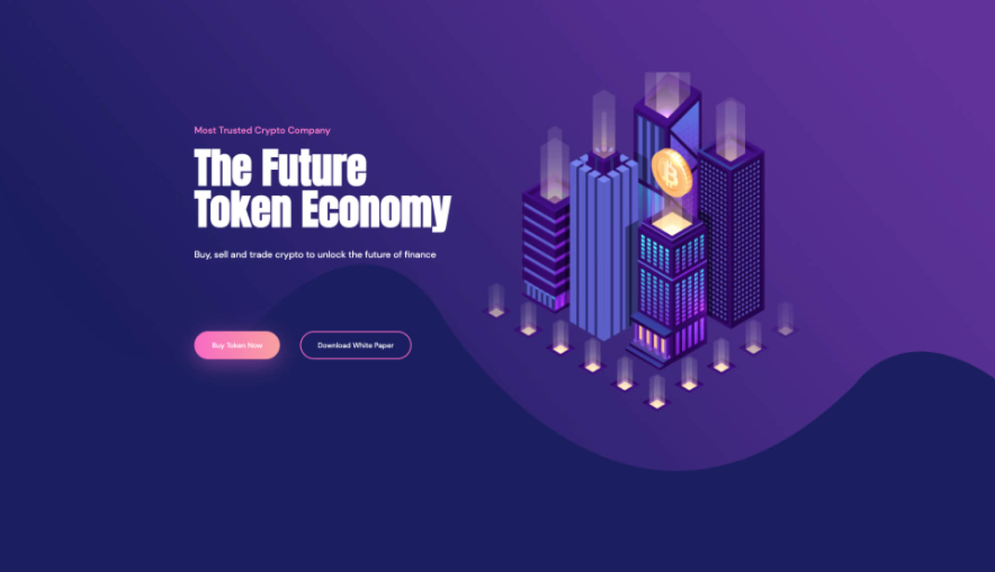 CryptoCurrency - Landing Page For Gutenberg | Templately