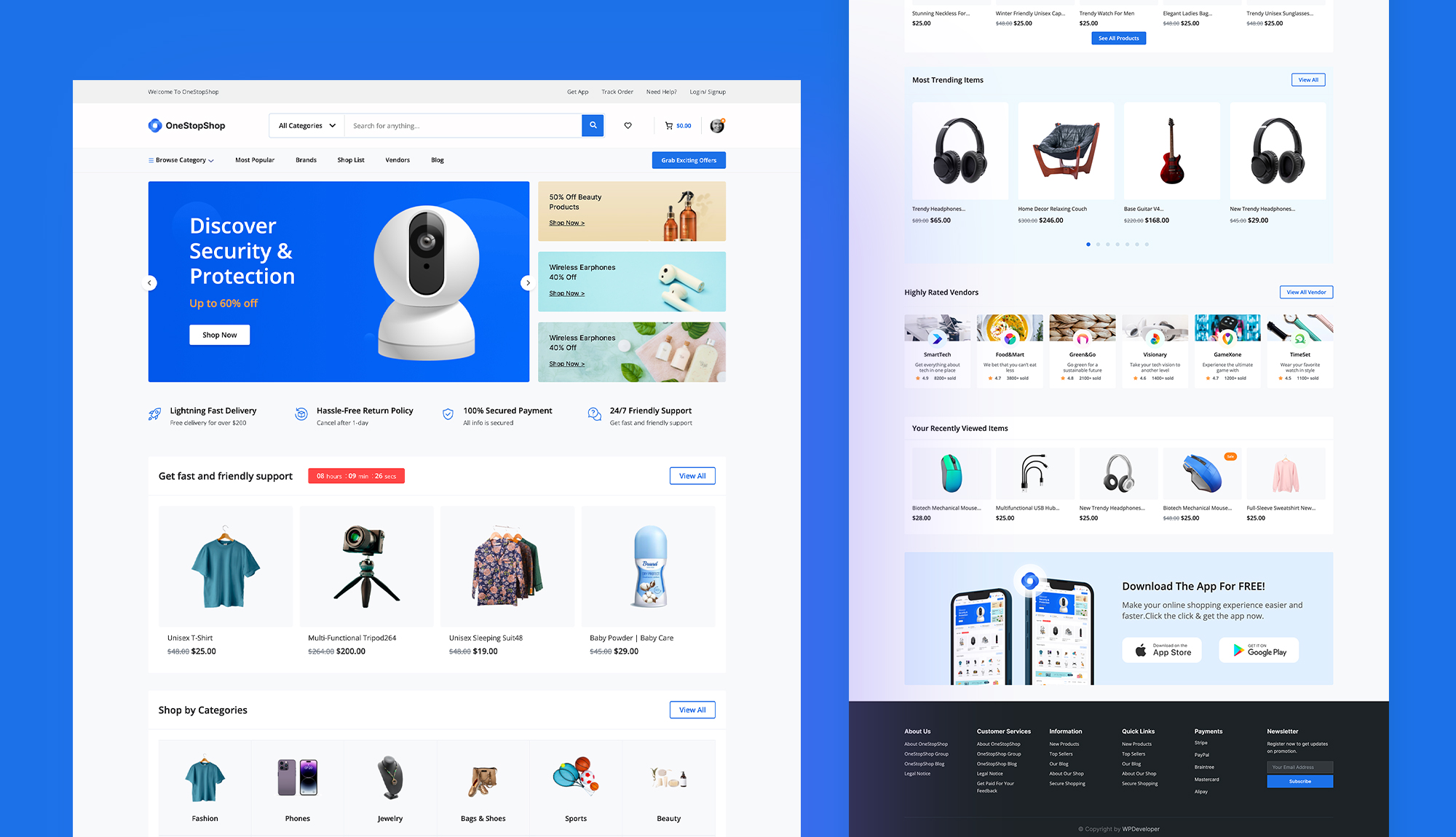 OneStopShop - Multipurpose WooCommerce Template For Gutenberg ...
