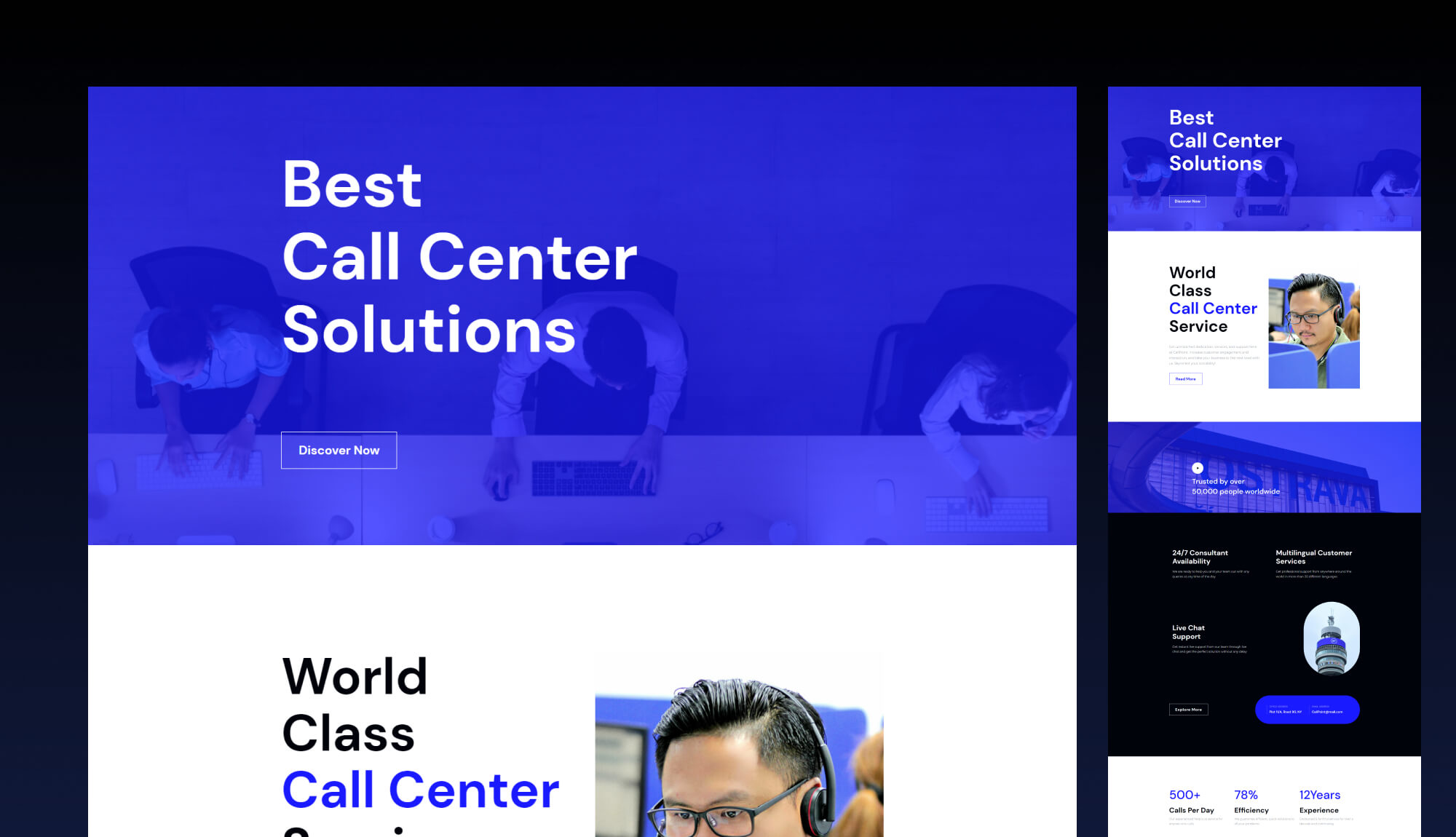 CallPoint - Call Center Template For Gutenberg | Templately | Templately