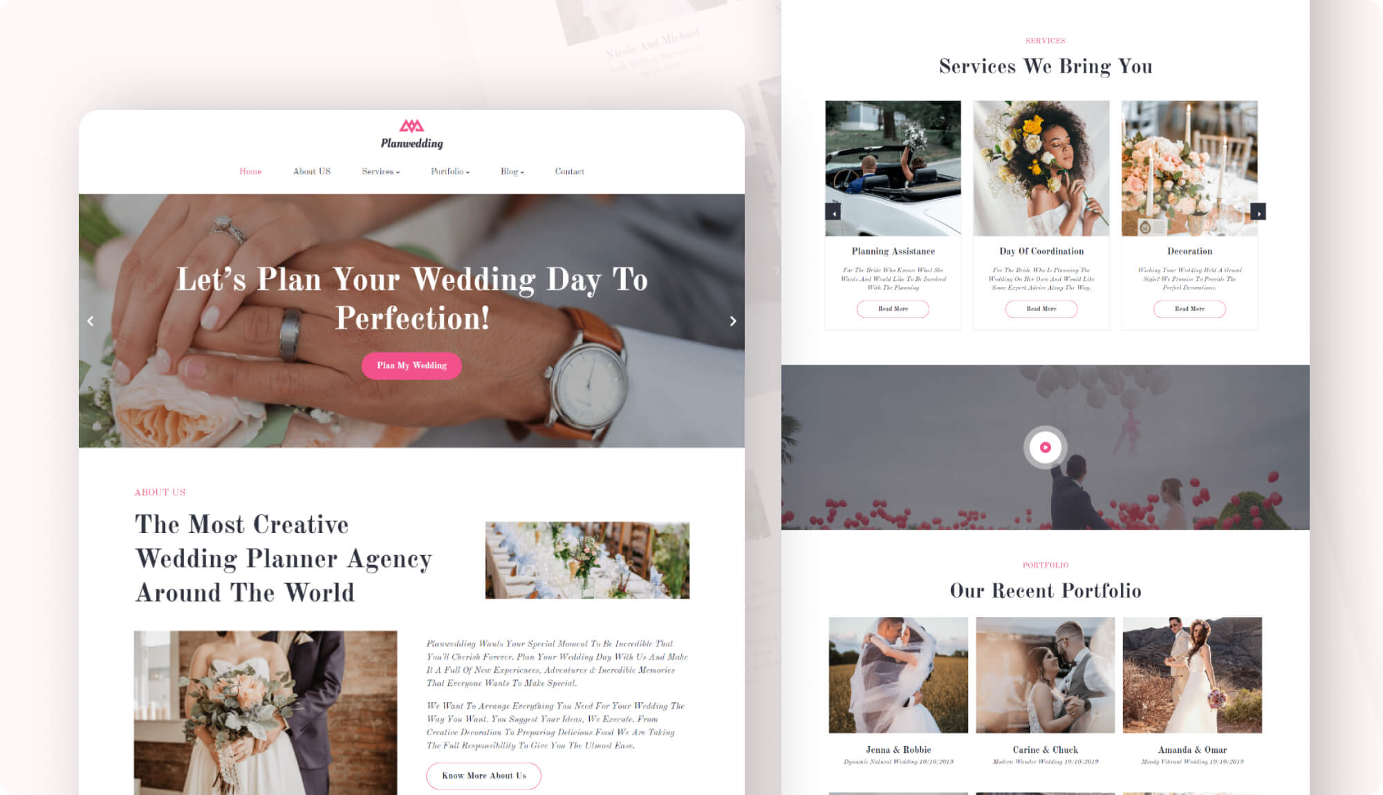 Planwedding Wedding Planner Website Template Templately Planwedding Wedding Planner Website Template Templately